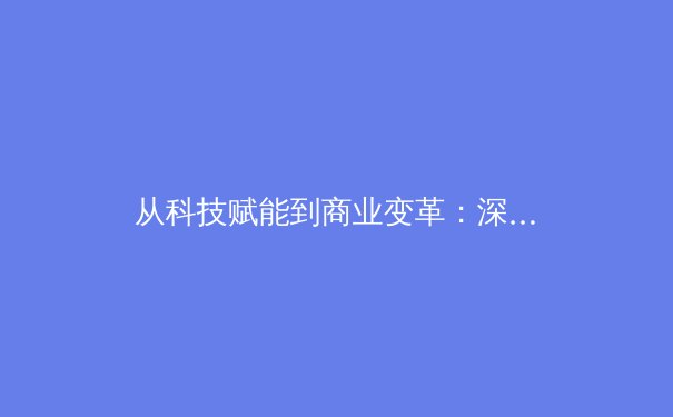 从科技赋能到商业变革：深度解析现代体育产业的数字化转型浪潮 - 2
